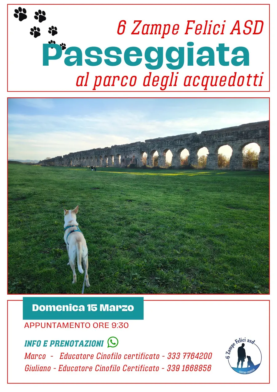 Locandina Parco Acquedotti 2026