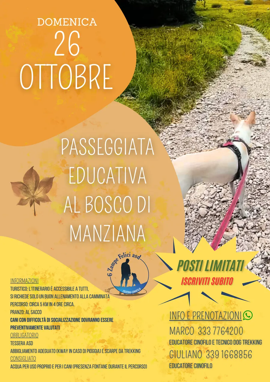 Locandina Passeggiata Educativa