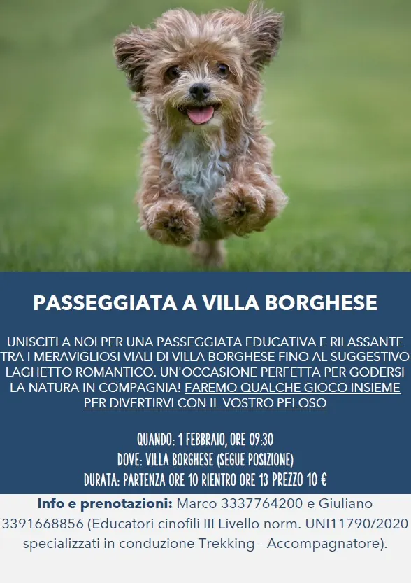 Locandina Villa Borghese 2026